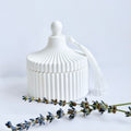 Lavender Tassel Candle