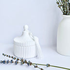 Lavender Tassel Candle