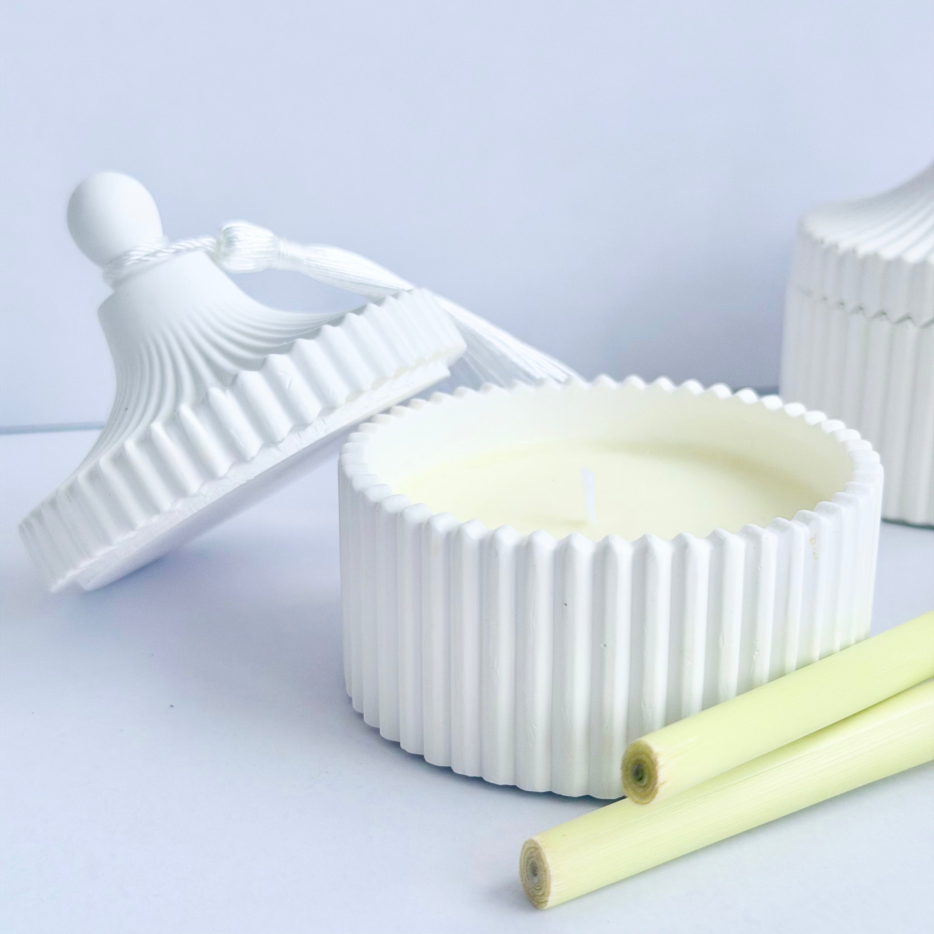 Lemongrass Tassel Candle