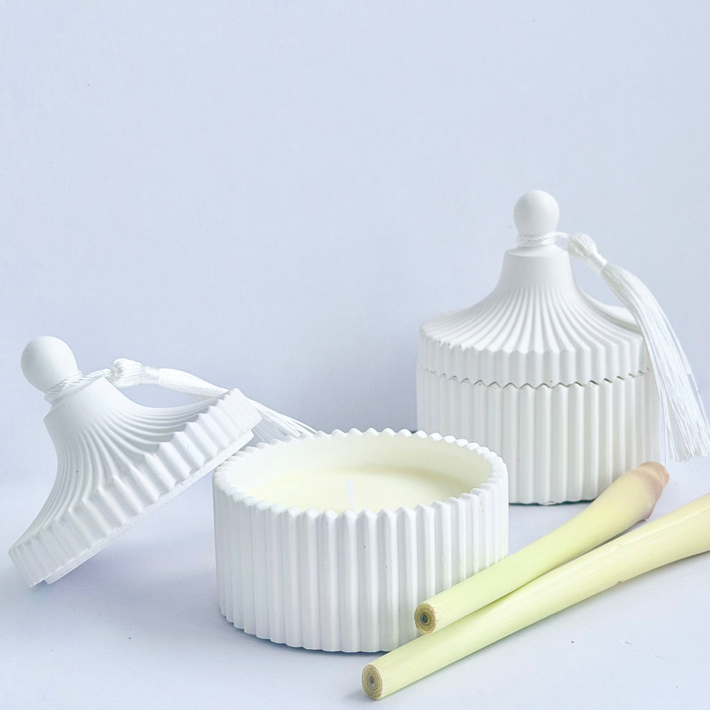 Lemongrass Tassel Candle