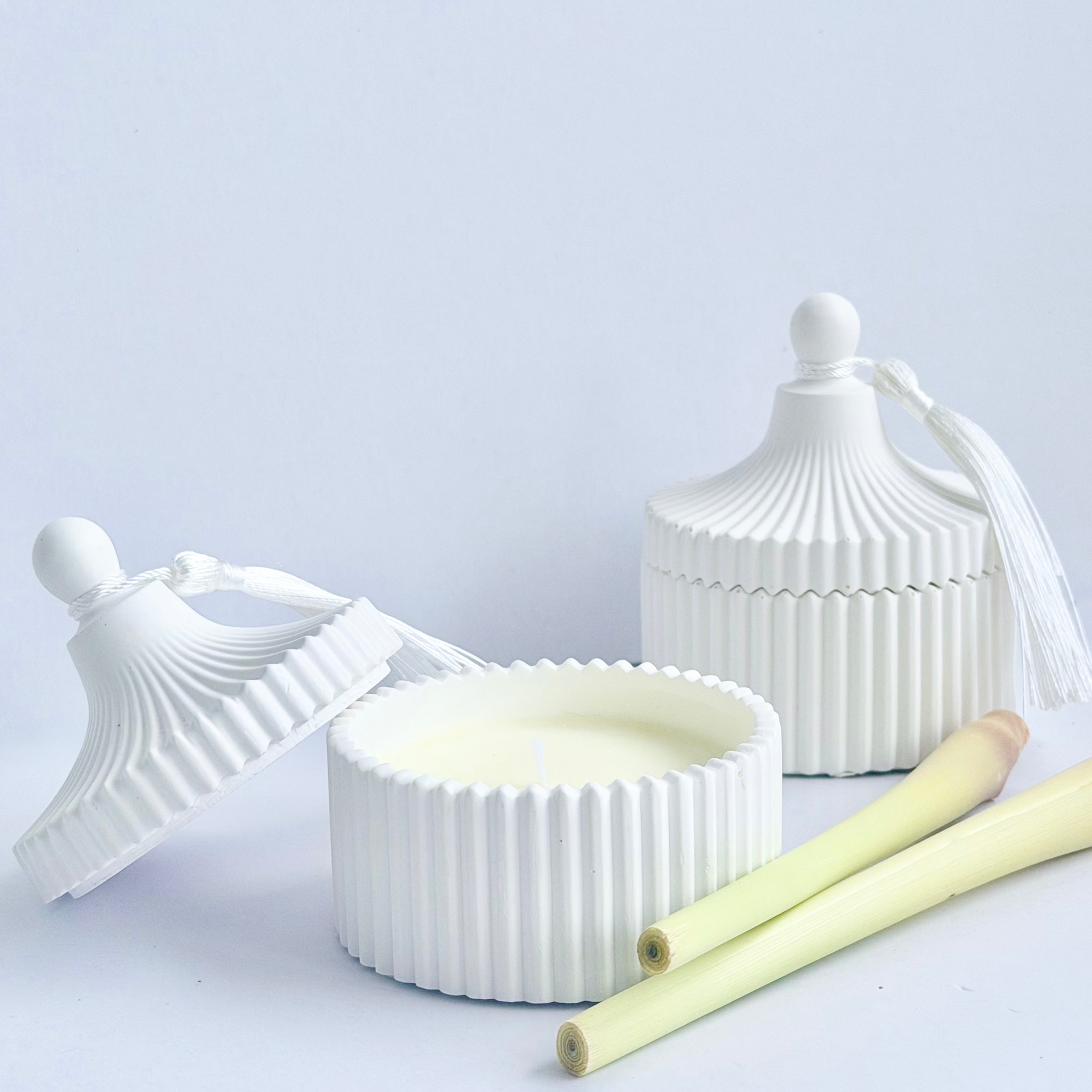 Lemongrass Tassel Candle