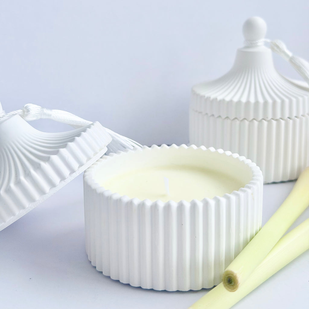 Lemongrass Tassel Candle