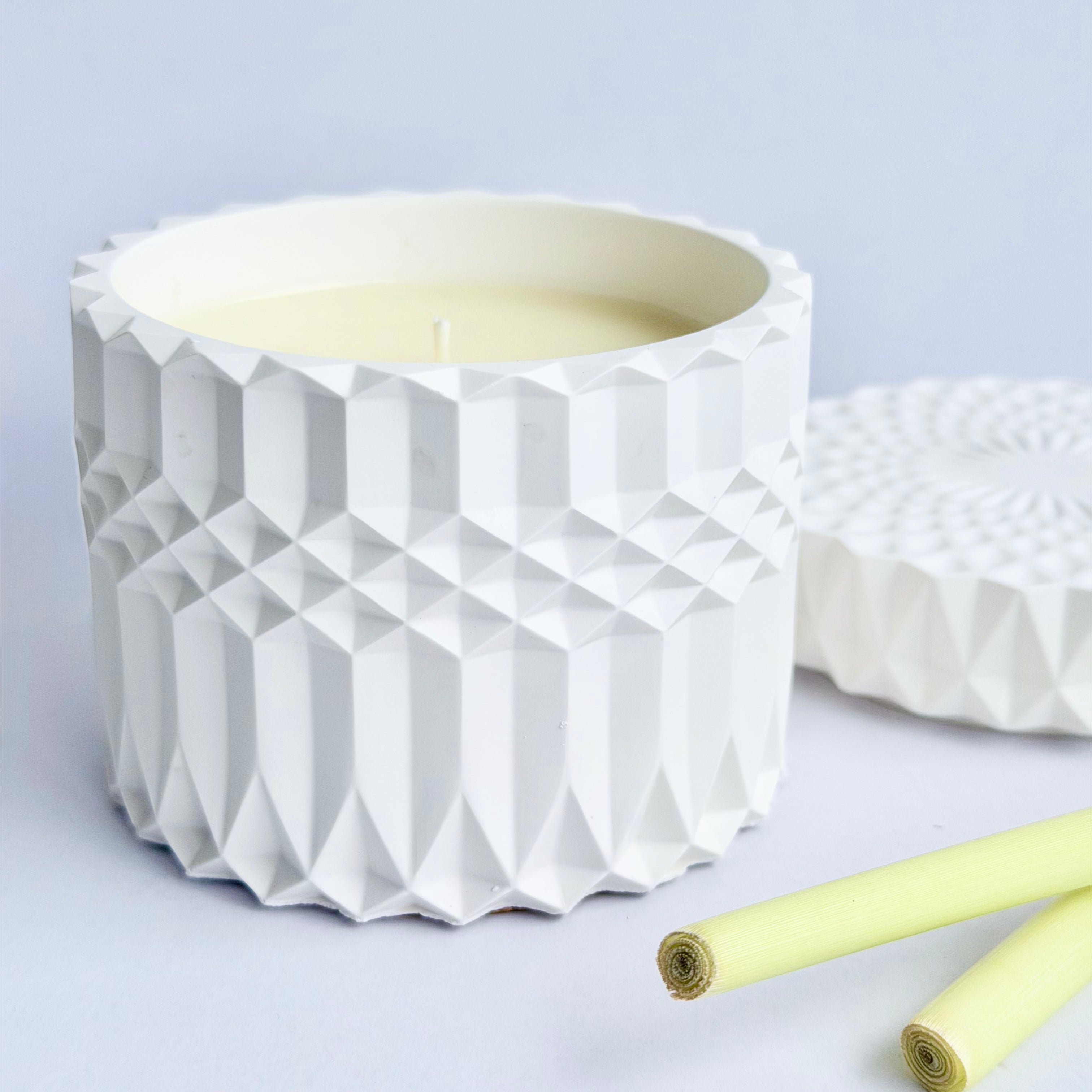 Lemongrass Geo Candle