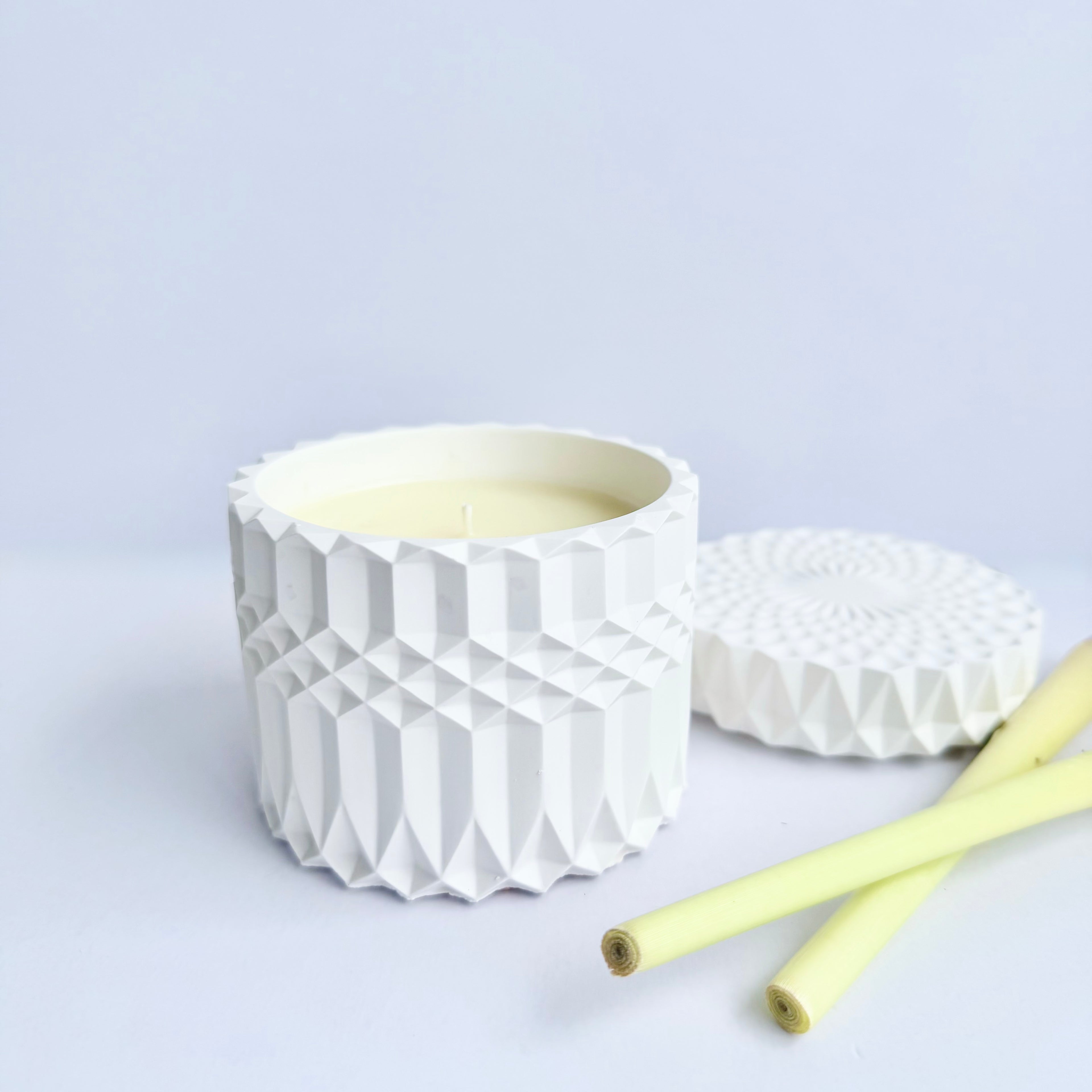 Lemongrass Geo Candle
