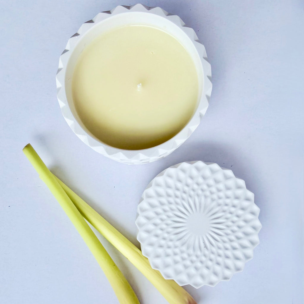 Lemongrass Geo Candle