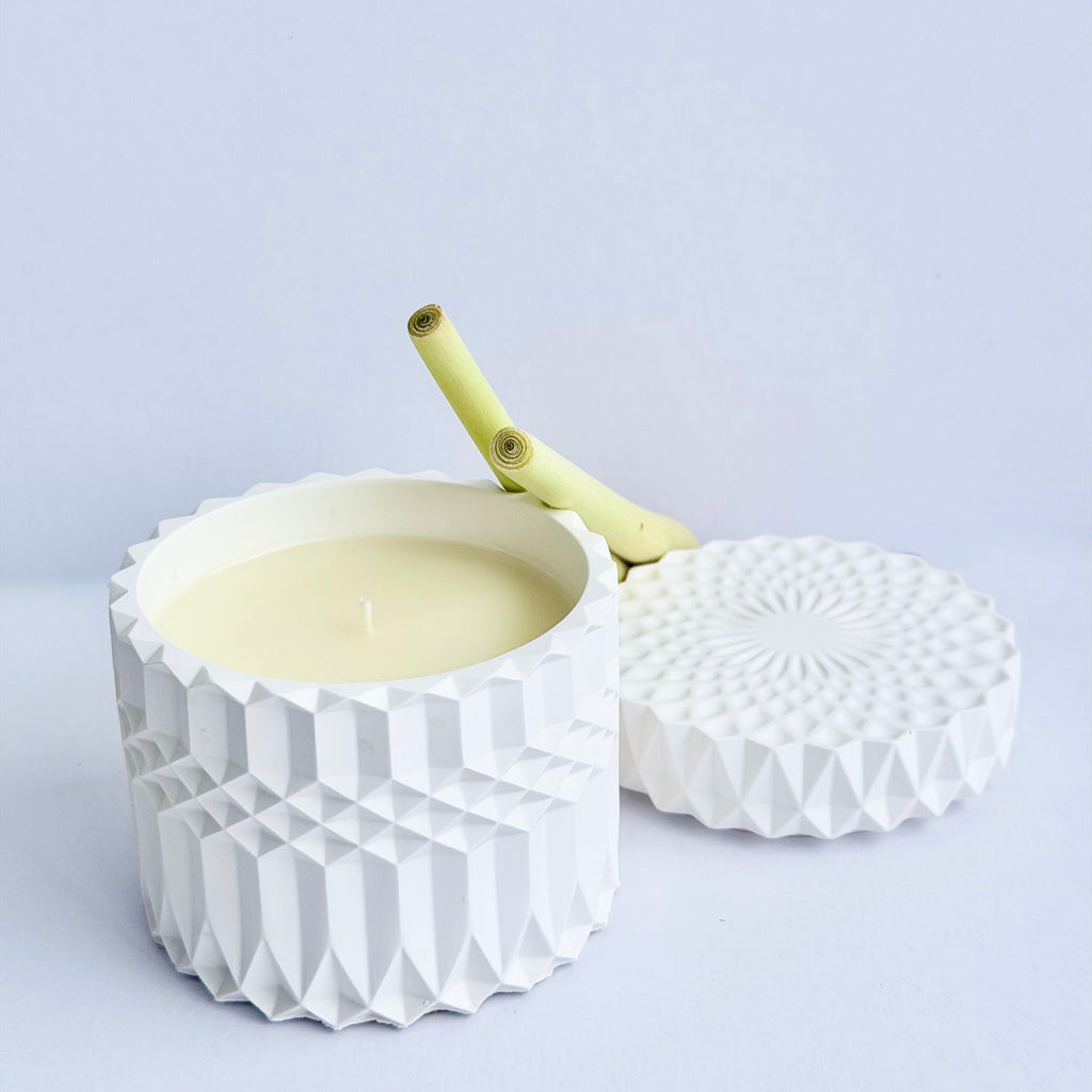 Lemongrass Geo Candle