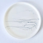 Grey Marble Design Edge Tray (Small)
