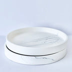 Grey Marble Design Edge Tray (Small)