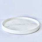 Grey Marble Design Edge Tray (Large)