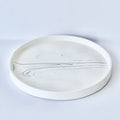 Grey Marble Design Edge Tray (Large)