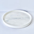Grey Marble Design Edge Tray (Large)