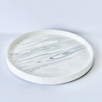 Grey Marble Design Edge Tray (Large)