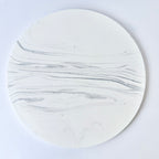 Grey Marble Design Flat Tray