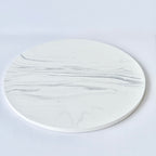 Grey Marble Design Flat Tray