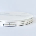 Grey Marble Design Flat Tray