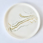 Gold Marble Design Edge Tray (Small)
