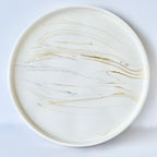 Gold Marble Design Edge Tray (Large)