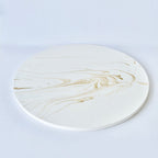 Gold Marble Design Flat Tray