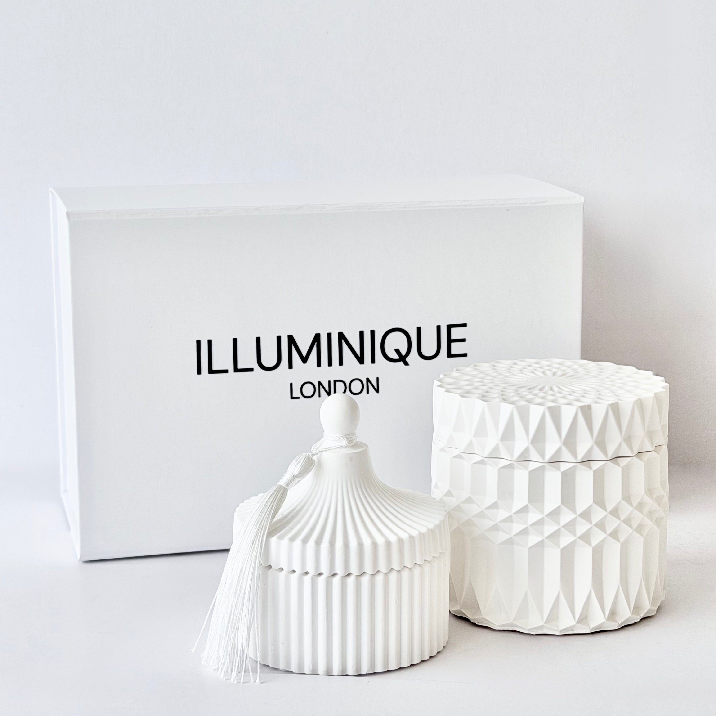 Geo and Tassel Candle Gift Set