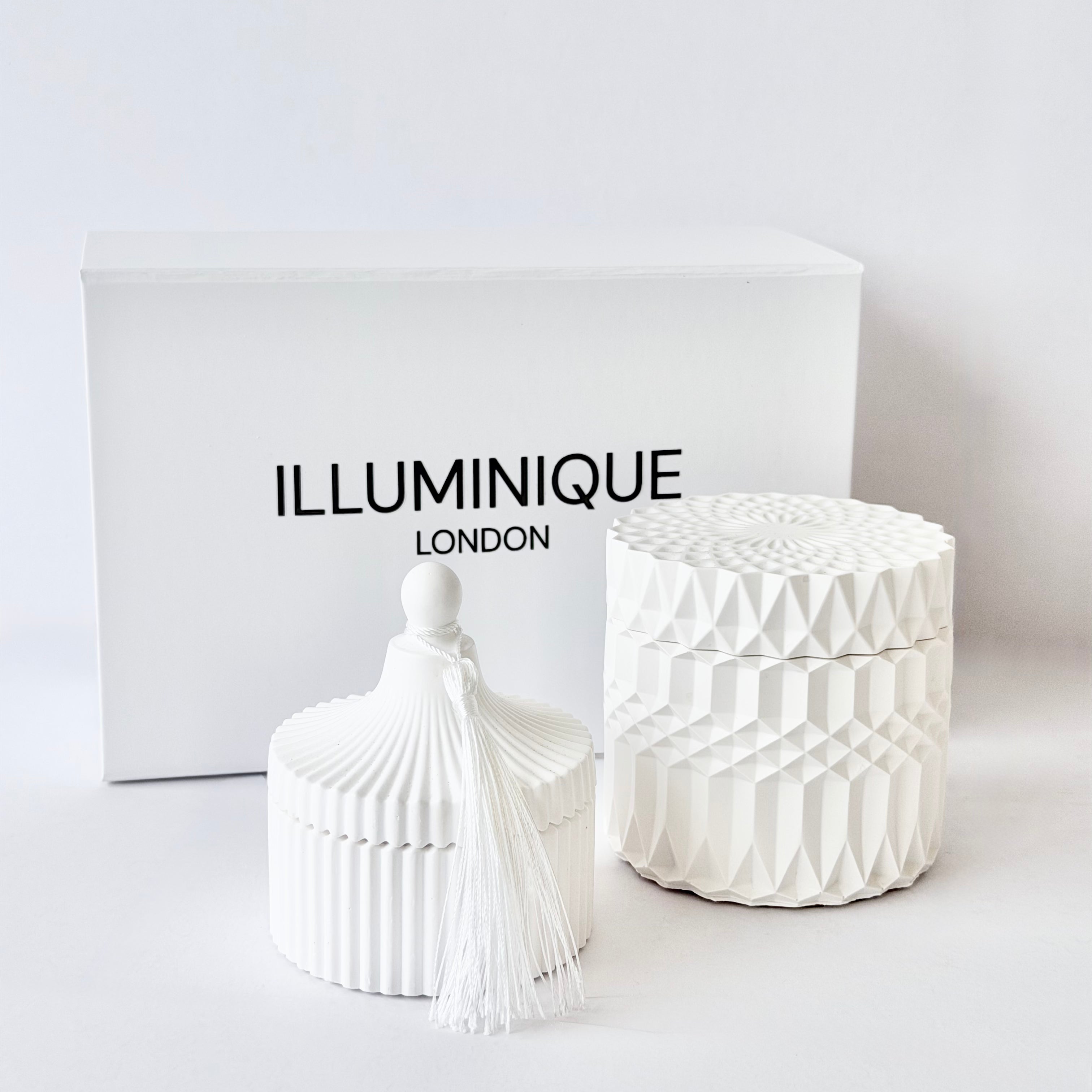 Geo and Tassel Candle Gift Set