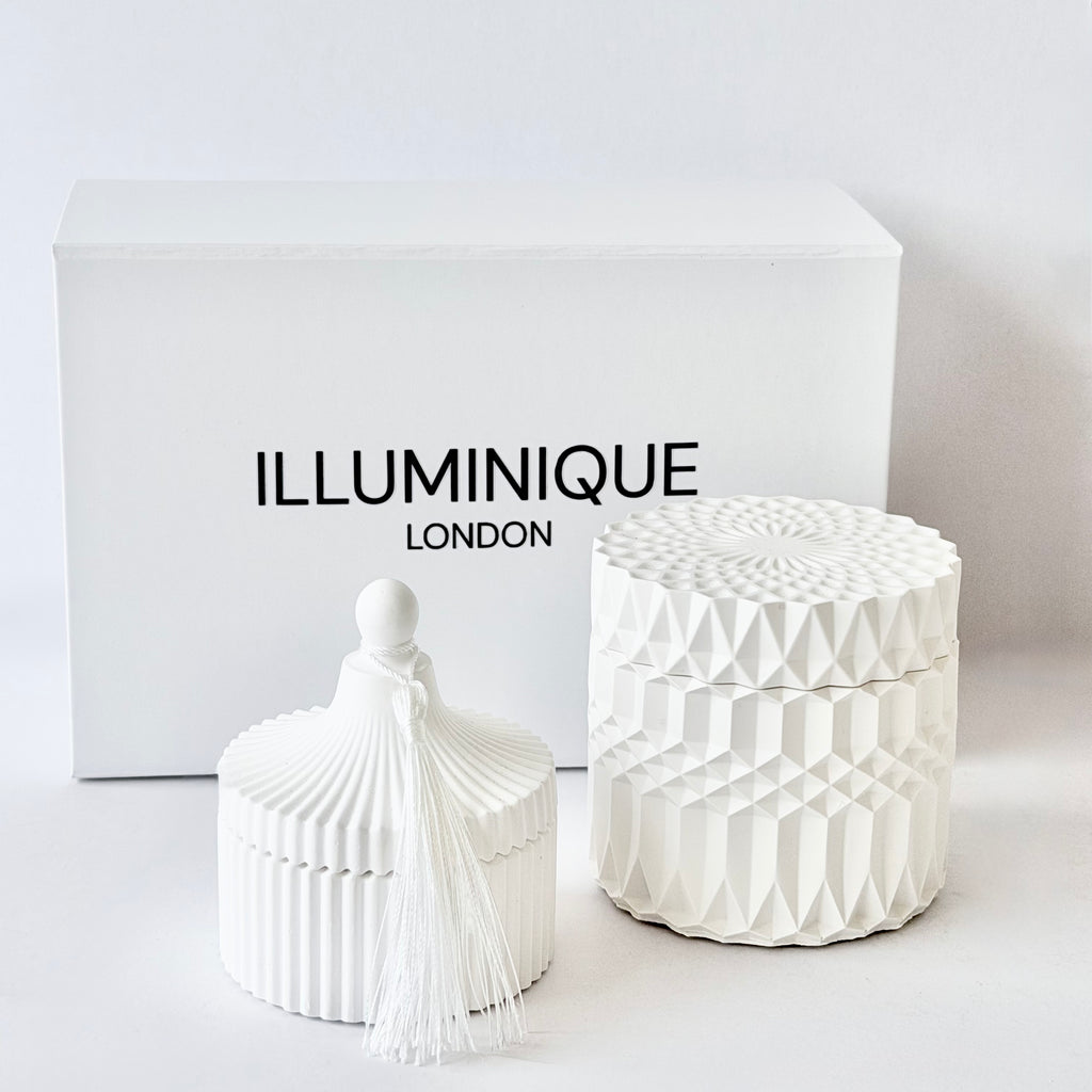 Geo and Tassel Candle Gift Set