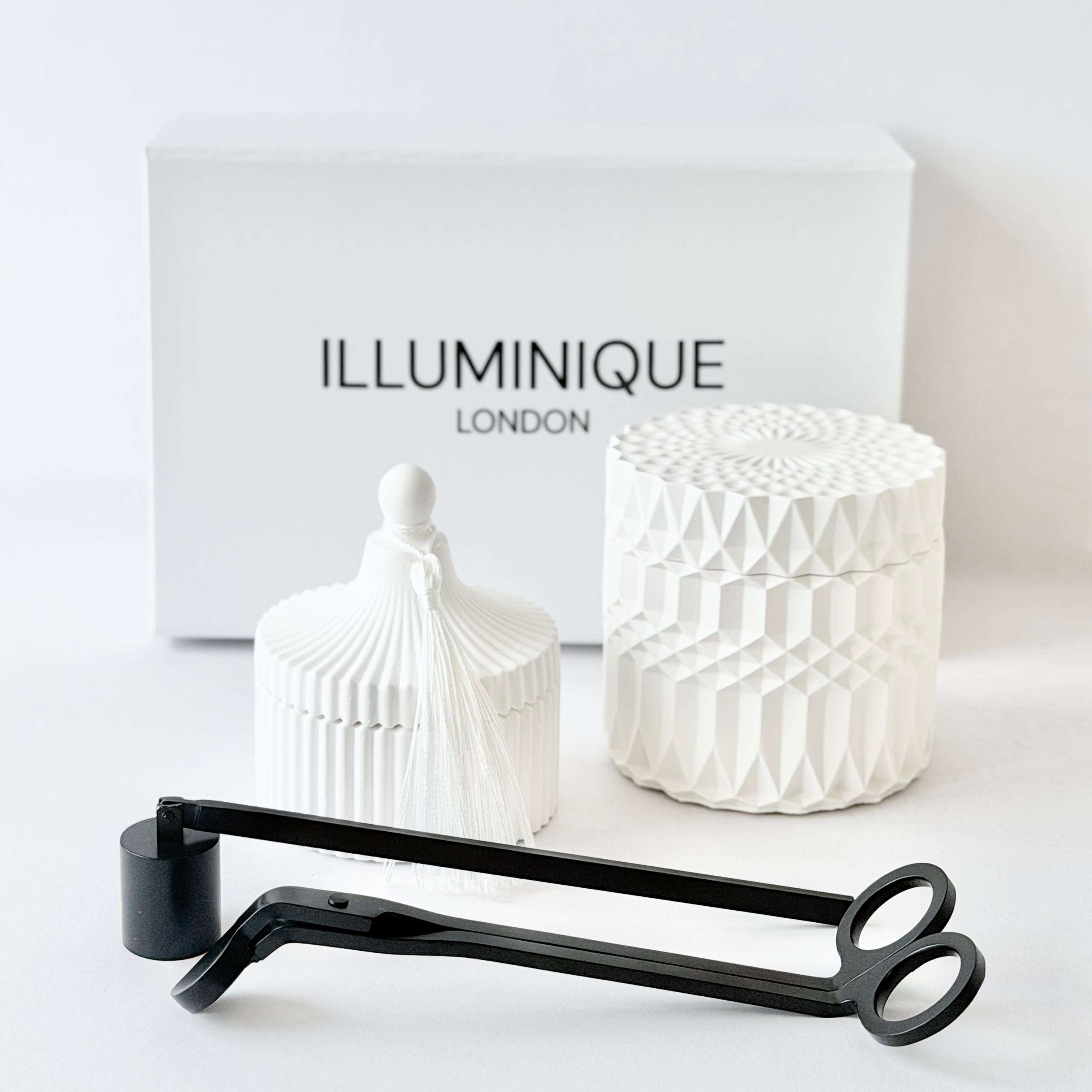 Geo and Tassel Candle Gift Set