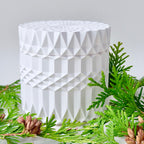 Winter Forest Geo Candle