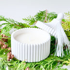 Winter Forest Tassel Candle
