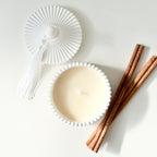 Cinnamon and Cedarwood Tassel Candle