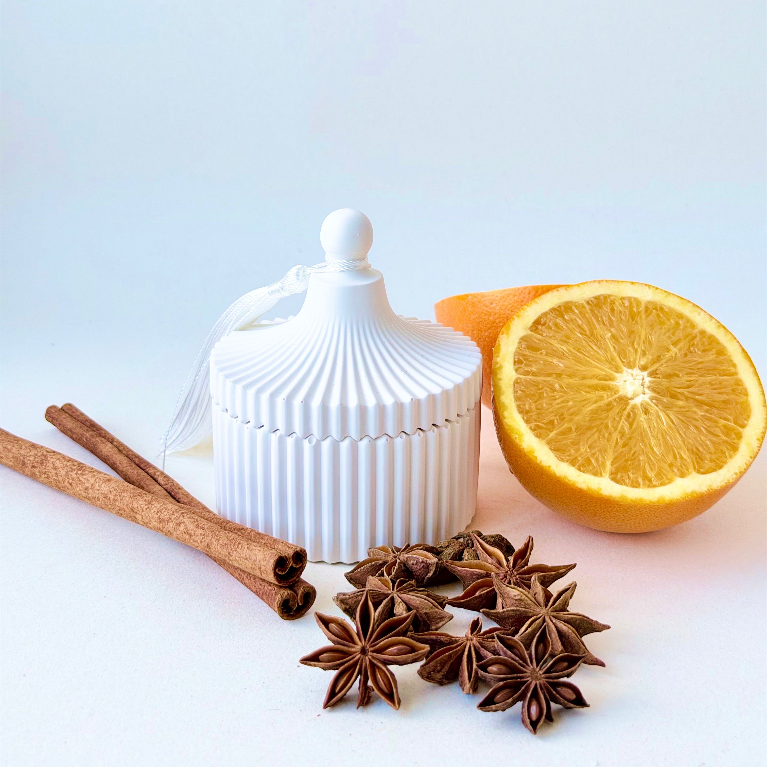 Spiced Orange Tassel Candle
