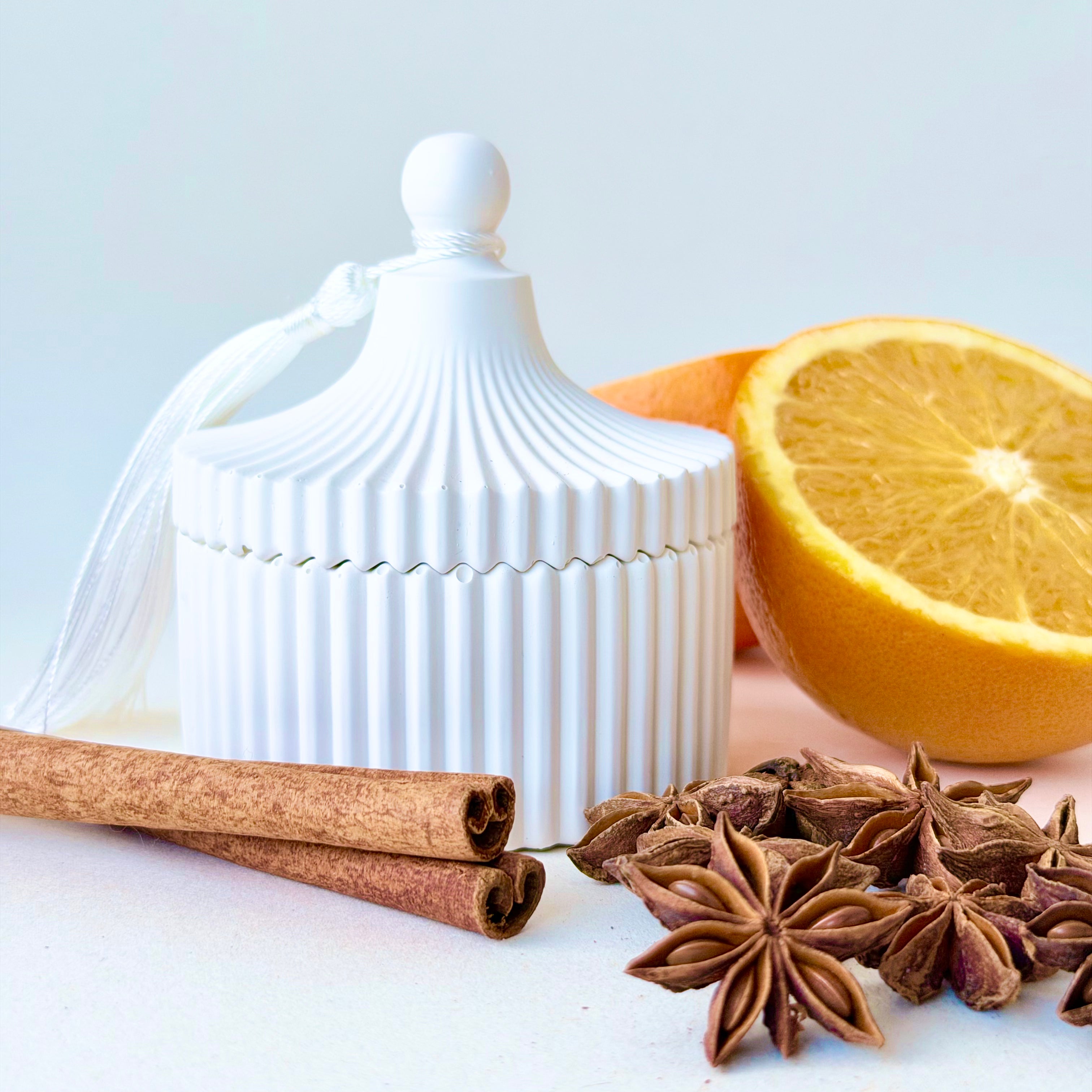 Spiced Orange Tassel Candle