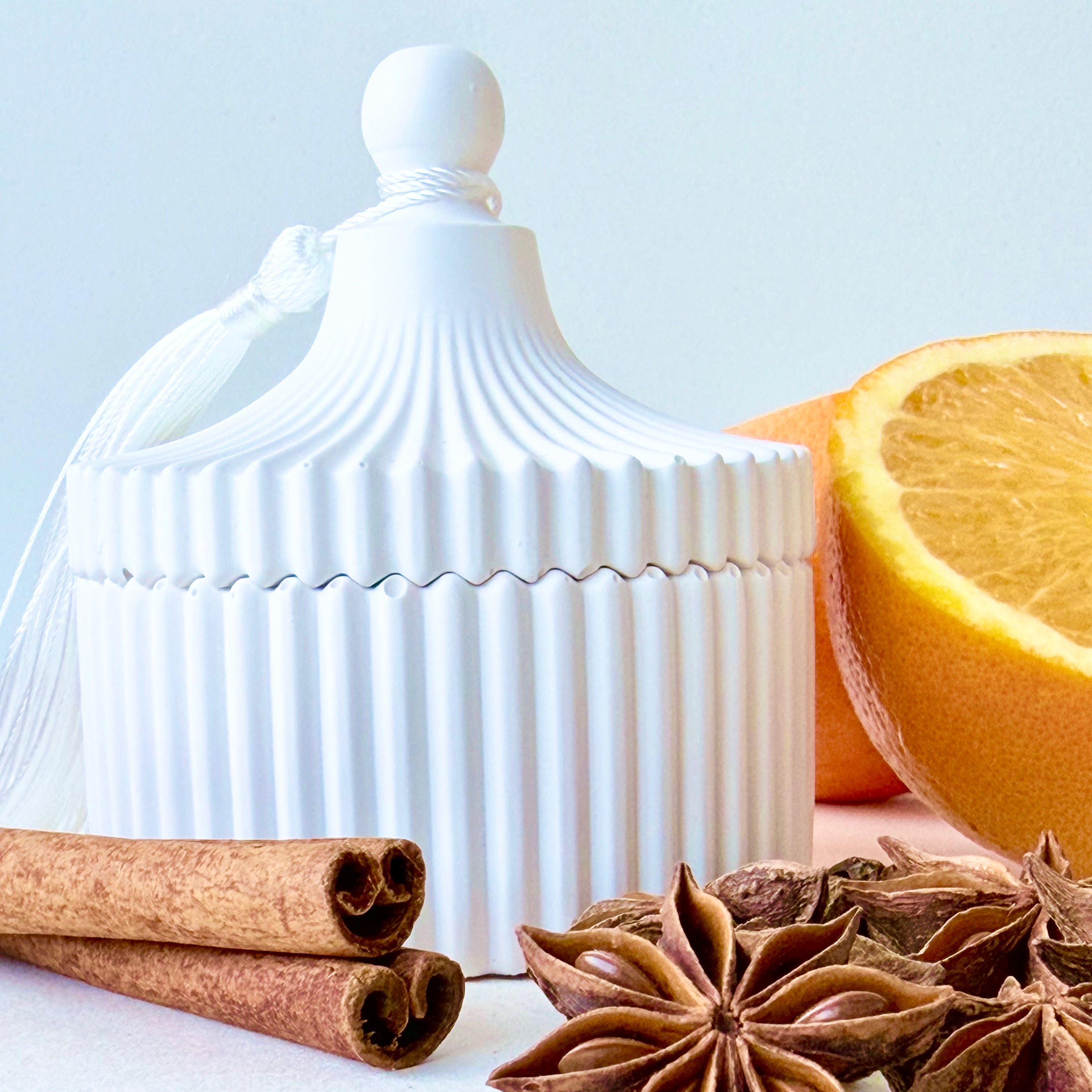 Spiced Orange Tassel Candle