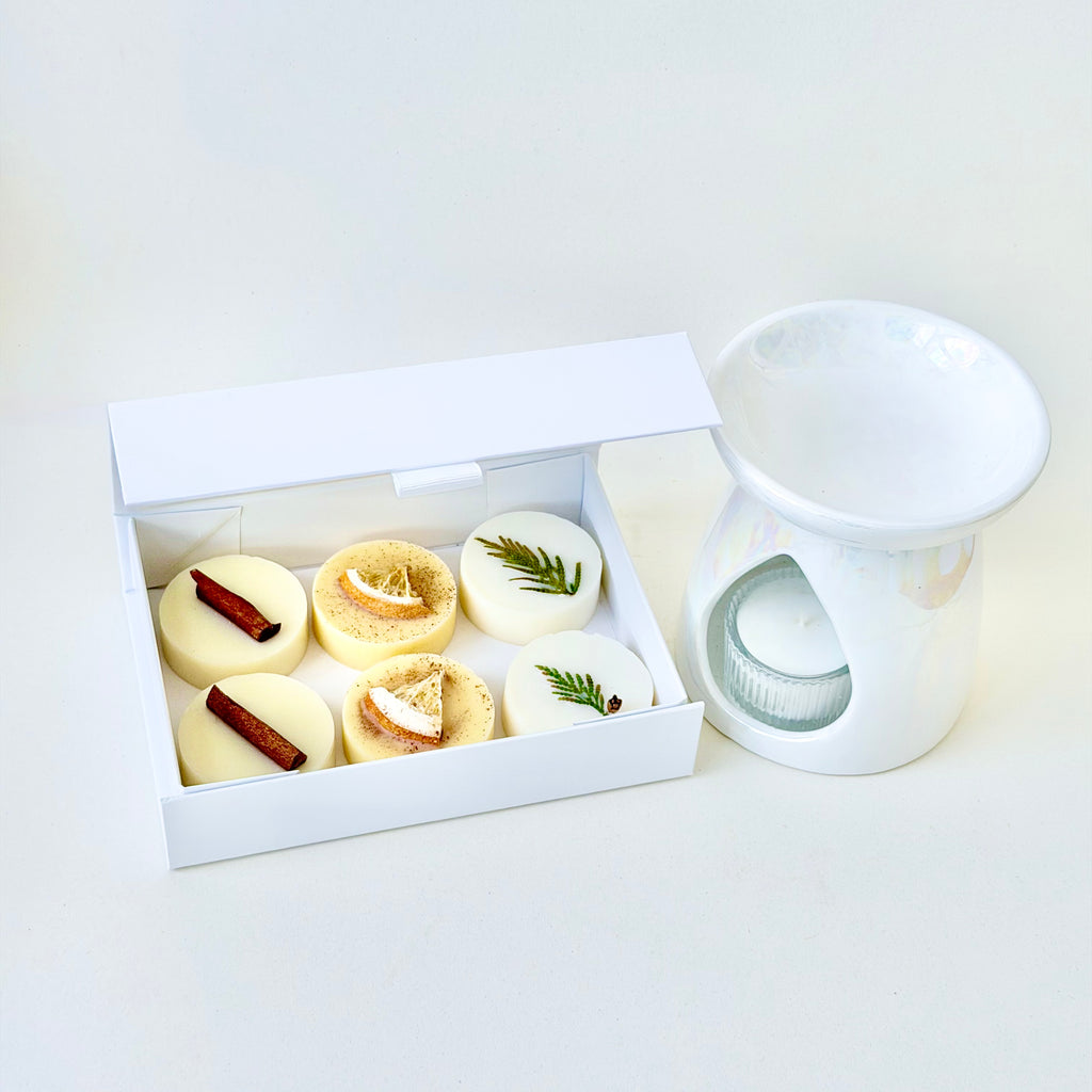 Winter Collection Wax Melt and Wax Burner Full Gift Set